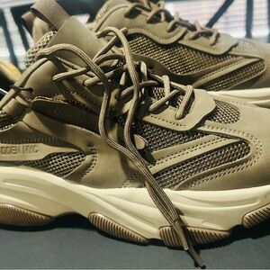 Men's Athletic Sneakers in Taupe by Model NYCneq with tags